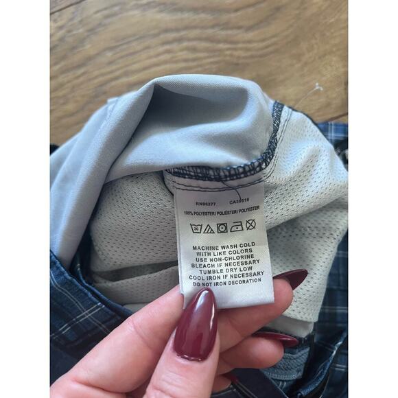 Vanphibian Series by Vans Plaid Board Shorts Size 10 Youth Boys - Picture 4 of 6